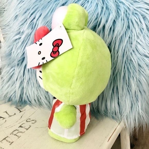 Hello Kitty, In, Keroppi, Costume, Plush, 10", Stuffed Hello Kitty, Toy, NWT - Picture 4 of 12